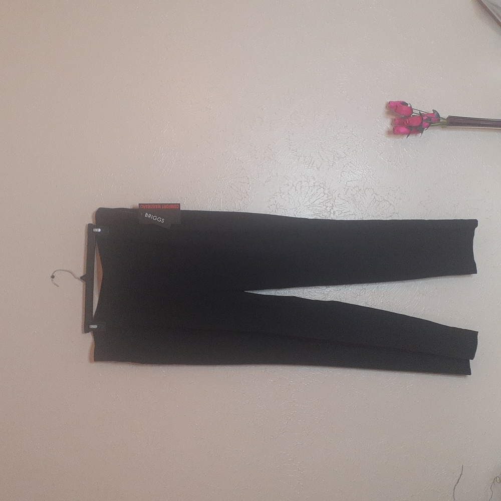 BRIGGS womens comfort waistband pants (16) black beautiful💖